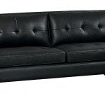 Curved Leather Couch
