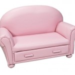 Pink Leather Couch