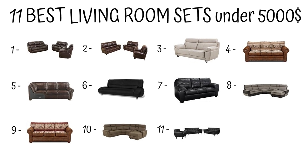 11 Best Living Room Sets Under 5000$