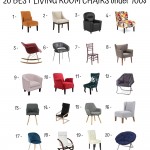 20 Best Living Room Chairs Under 100$
