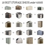 20 Best Storage Sheds Under 4000$