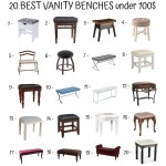 20 Best Vanity Benches Under 100$