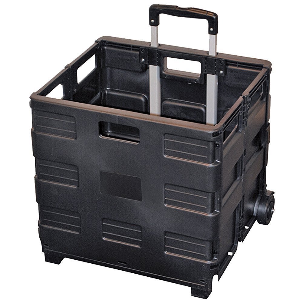 AuWit Load & Roll Cube Cart With Lid