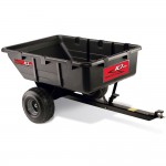 Brinly PCT 10BH 10 Cubic Feet Tow Behind Poly Utility Cart