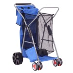 Goplus Folding Wonder Wheeler Beach Cart