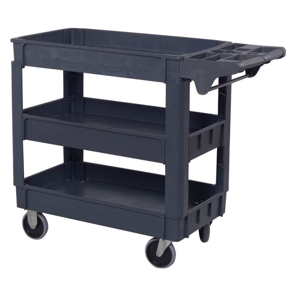 Goplus Plastic Service Cart Utility