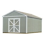 Handy Home Products Columbia Wooden Storage Shed With Floor
