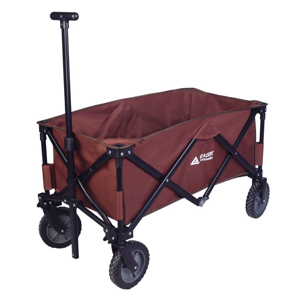 Leader Accessories Folding Outdoor Utility Wagon