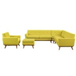 Modway Engage Mid Century Modern Sectional Sofa