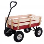 Outdoor Wagon ALL Terrain Pulling Children Kid Garden Cart