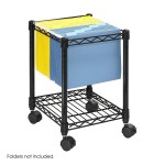 Safco Products 5277BL Compact Mobile File Cart