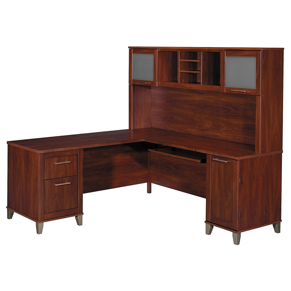 Home Office Desk With Hutch