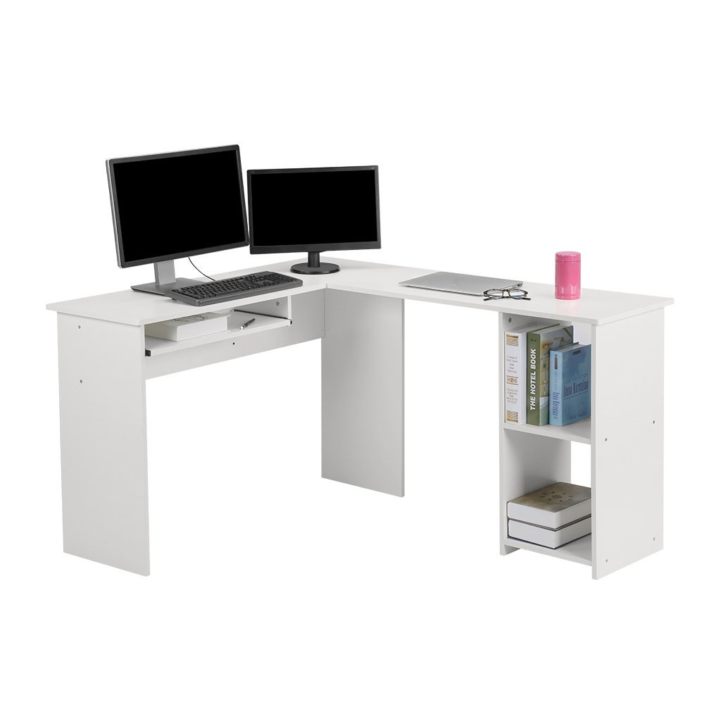 Mainstays L Shaped Desk With Hutch Multiple Finishes