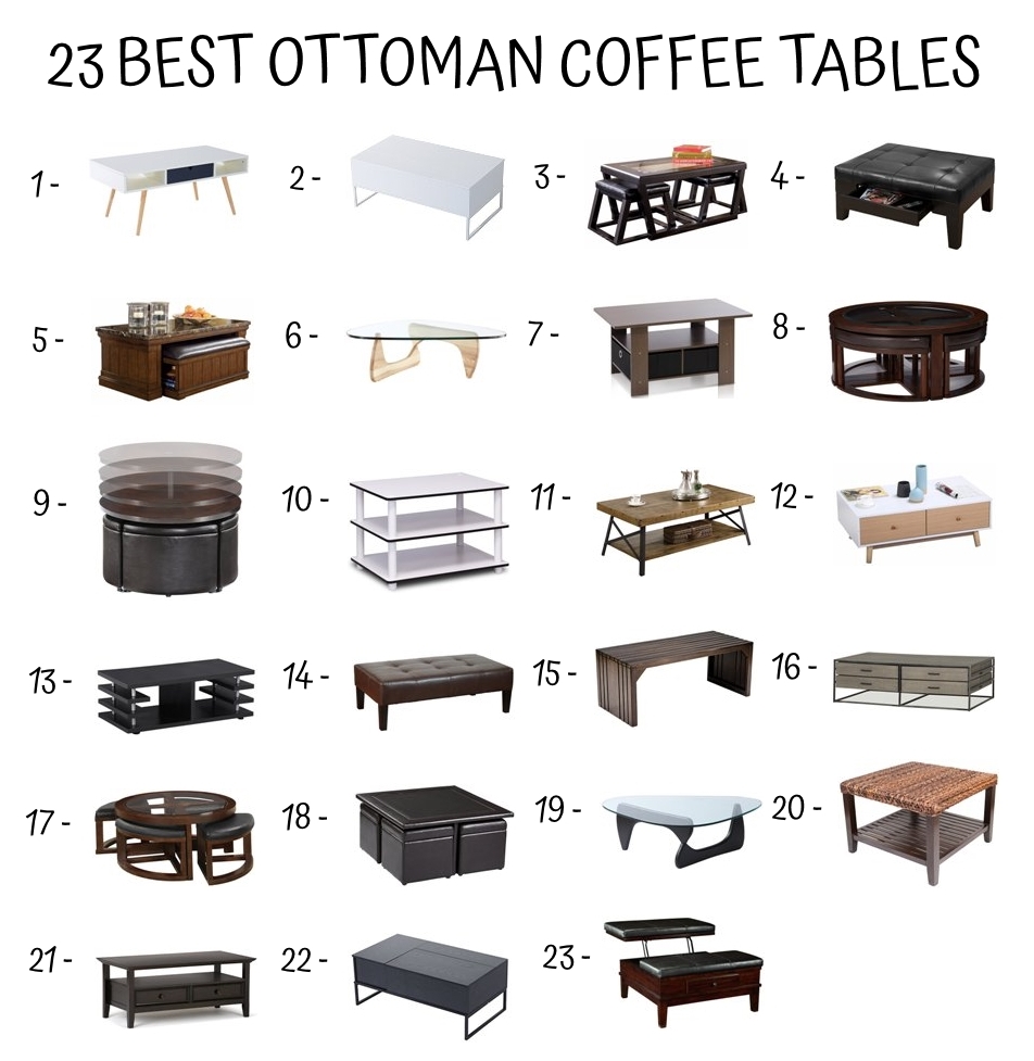 23 Best Ottoman Coffee Tables