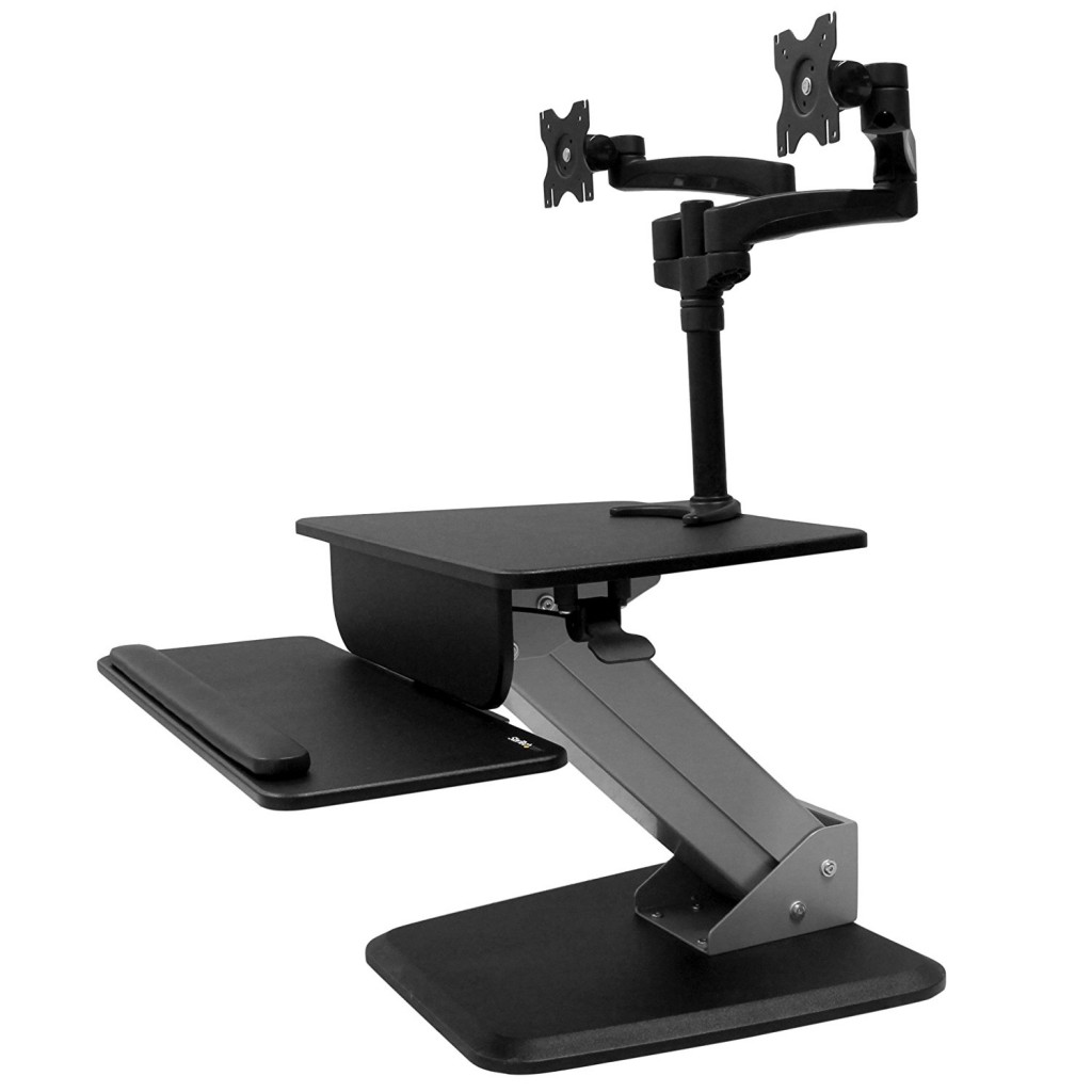 StarTech.com Dual Monitor Sit To Stand Workstation