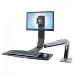 WorkFit A Sit Stand Workstation, LCD LD Monitor,