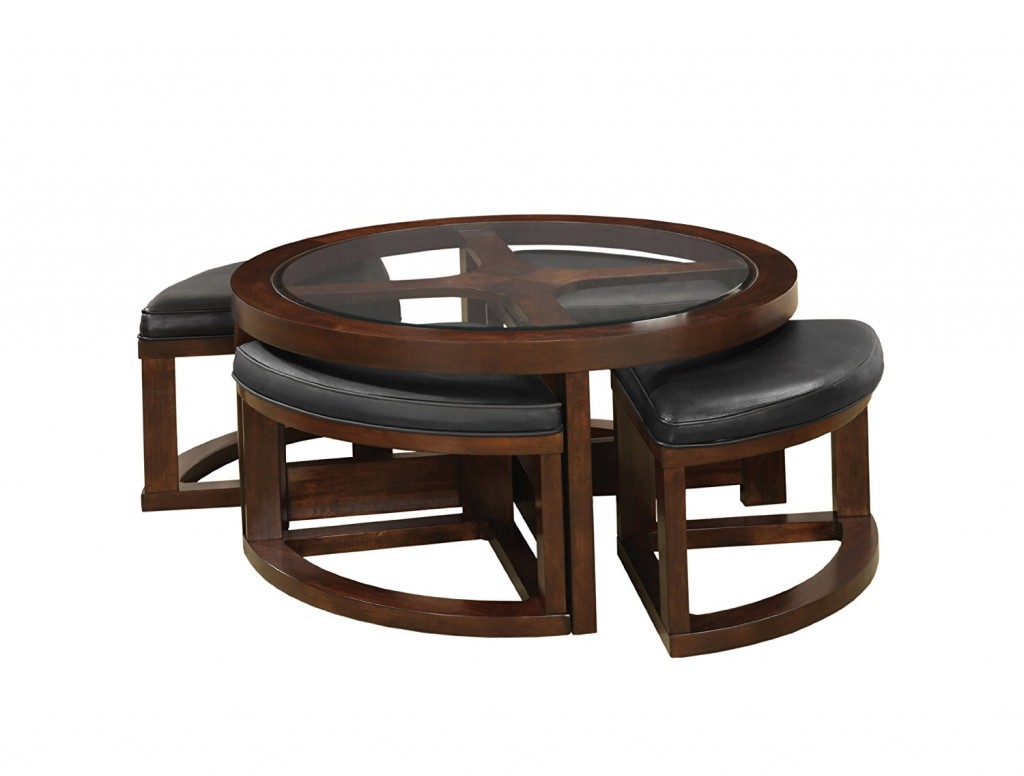 Round Coffee Table With Seats