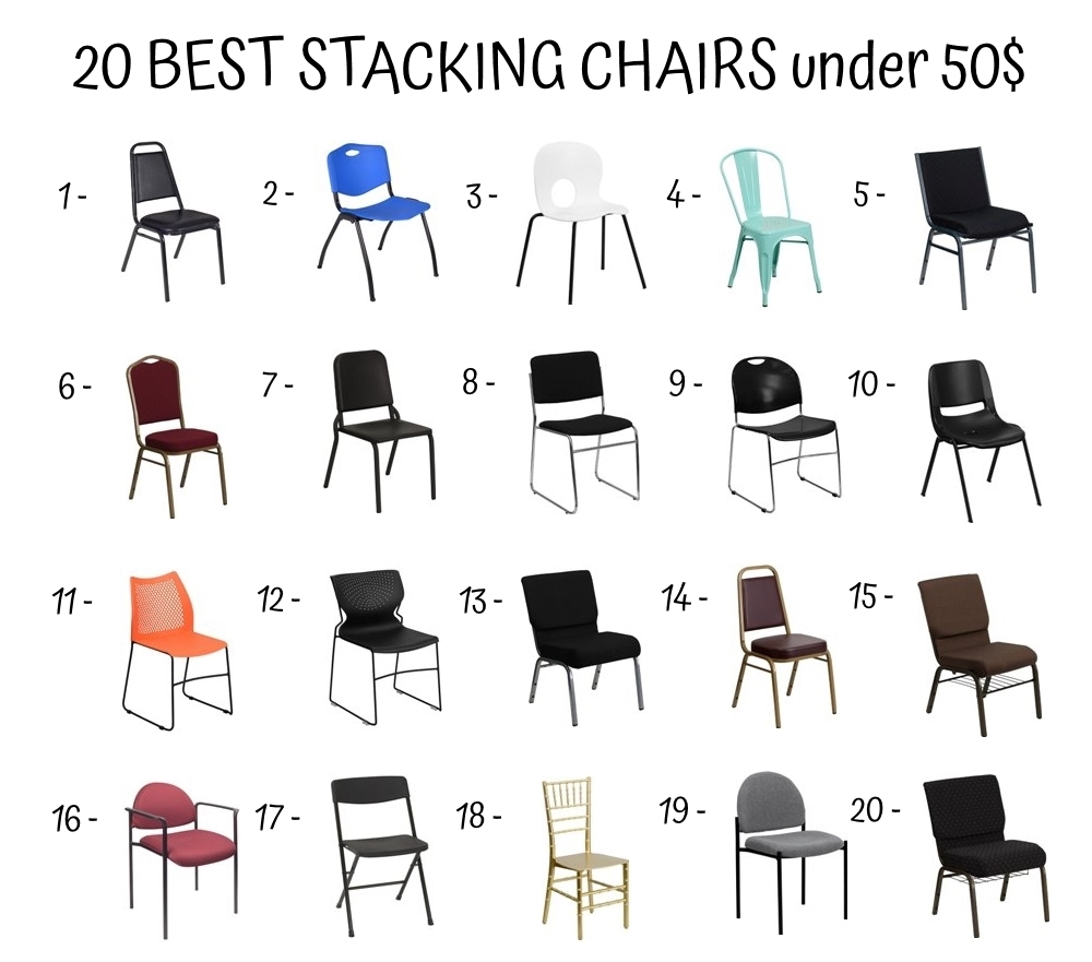 20 Best Stacking Chairs Under 50$