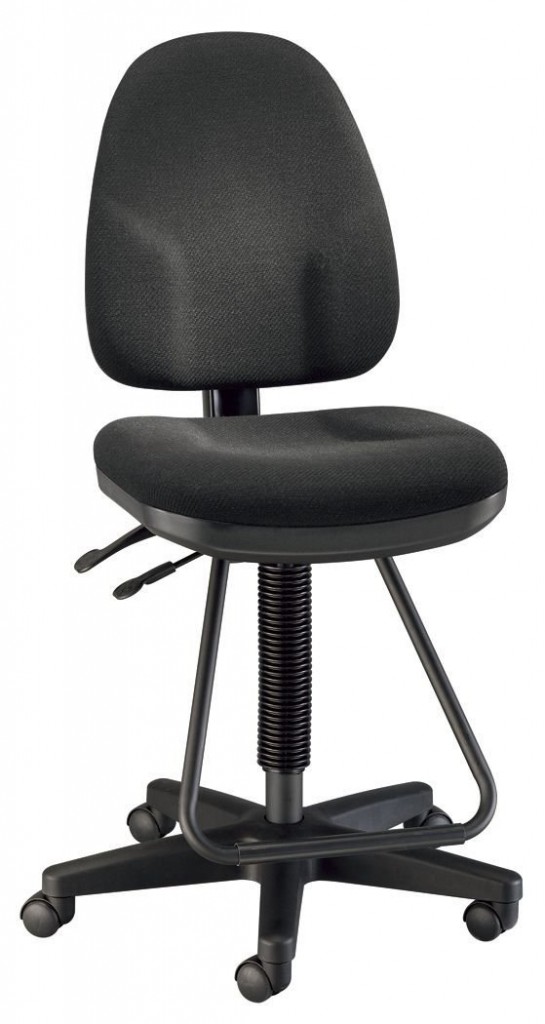 Alvin DC555 40 Black Executive Drafting Height Monarch Chair