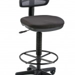 Alvin DC710 40 Griffin Black Drafting Height Chair