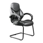 CorLiving WHL 400 C Bonded Leather Office Guest Chair