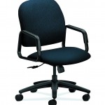 HON H4001.H.NT90.T Fixed Arms Center Tilt Solutions Seating High Back Chair,