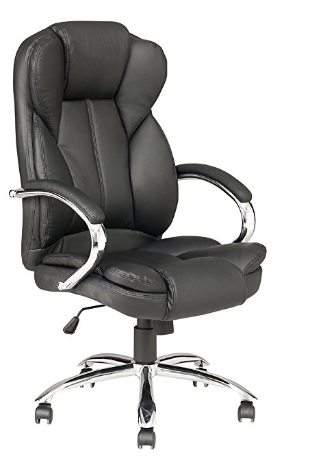 High Back PU Leather Executive Office Desk Task Computer Chair