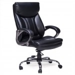 New Black O14 High Back Executive Leather Ergonomic Office Computer Task Chair