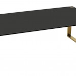 Black And Gold Coffee Table