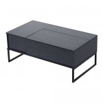 Black Coffee Table With Drawers