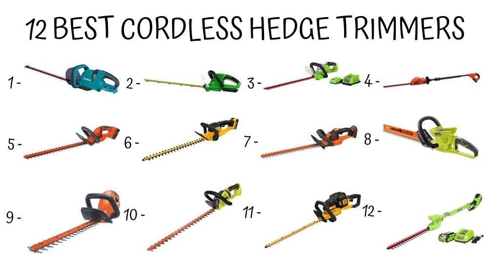 12 Best Cordless Hedge Trimmers