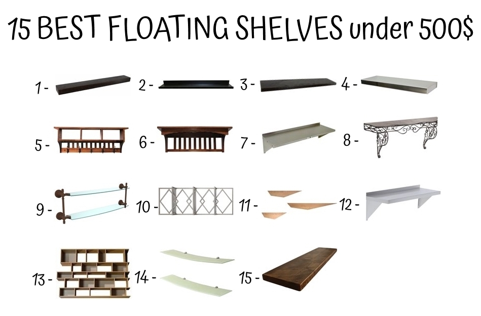 15 Best Floating Shelves Under 500$