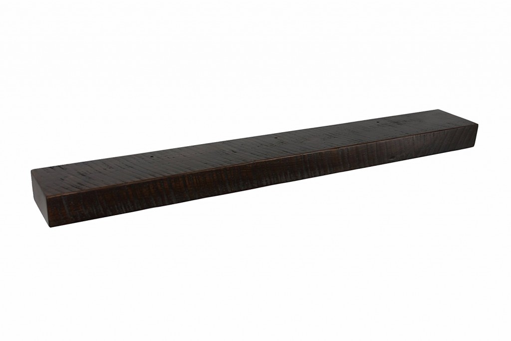 3x7 Thick, Rustic Floating Wood Shelf