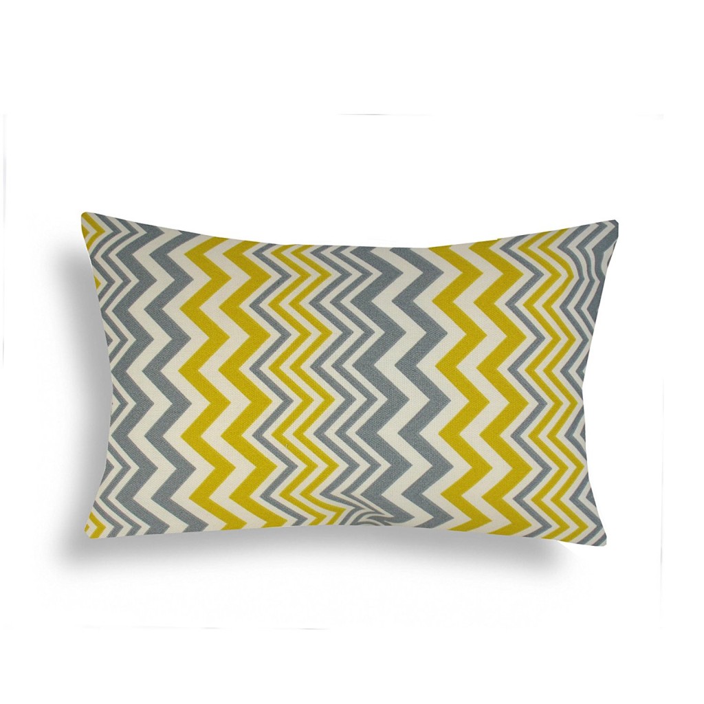 Domusworks Chevron Lumbar Pillow