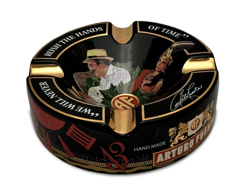 Limited Edition Large 8.75 Arturo Fuente Porcelain Cigar Ashtray Black