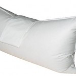 Natural Comfort Hypoallergenic White Goose Down And Feather Body Pillow