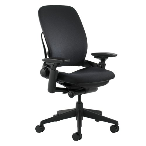 Steelcase Leap Chair, Black Fabric
