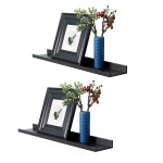 WELLAND Set Of 2 (6 Depth) Picture Ledge, Photo Ledge Picture Ledge Shelf