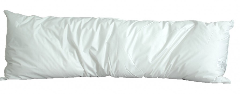 White Goose Feather And Down Body Pillow