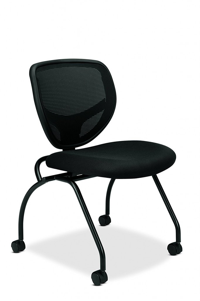 Basyx By HON Guest Chair Mesh Stacking Chairs
