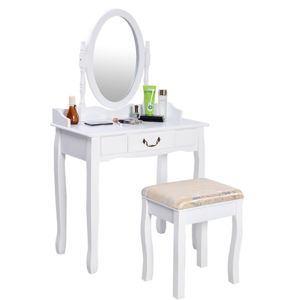 Bathroom Vanity With Makeup Table