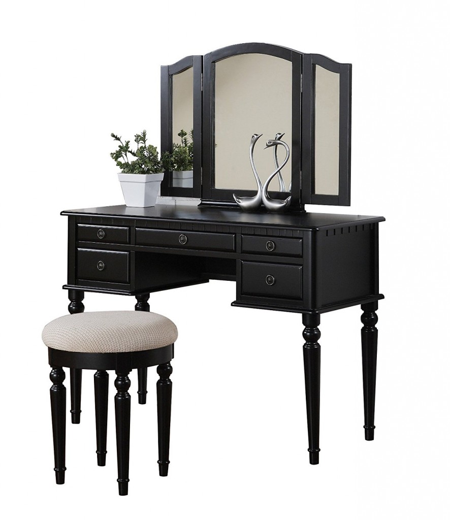 Vanity Table With Lighted Mirror