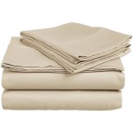 600 Thread Count Genuine Extra Long Staple (ELS) Premium Combed Cotton Bed Sheet Set