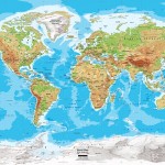 Academia Maps World Map Wall MuralS