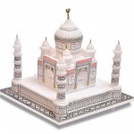 Artist Haat Handmade Taj Mahal Replica With Colourful Painting