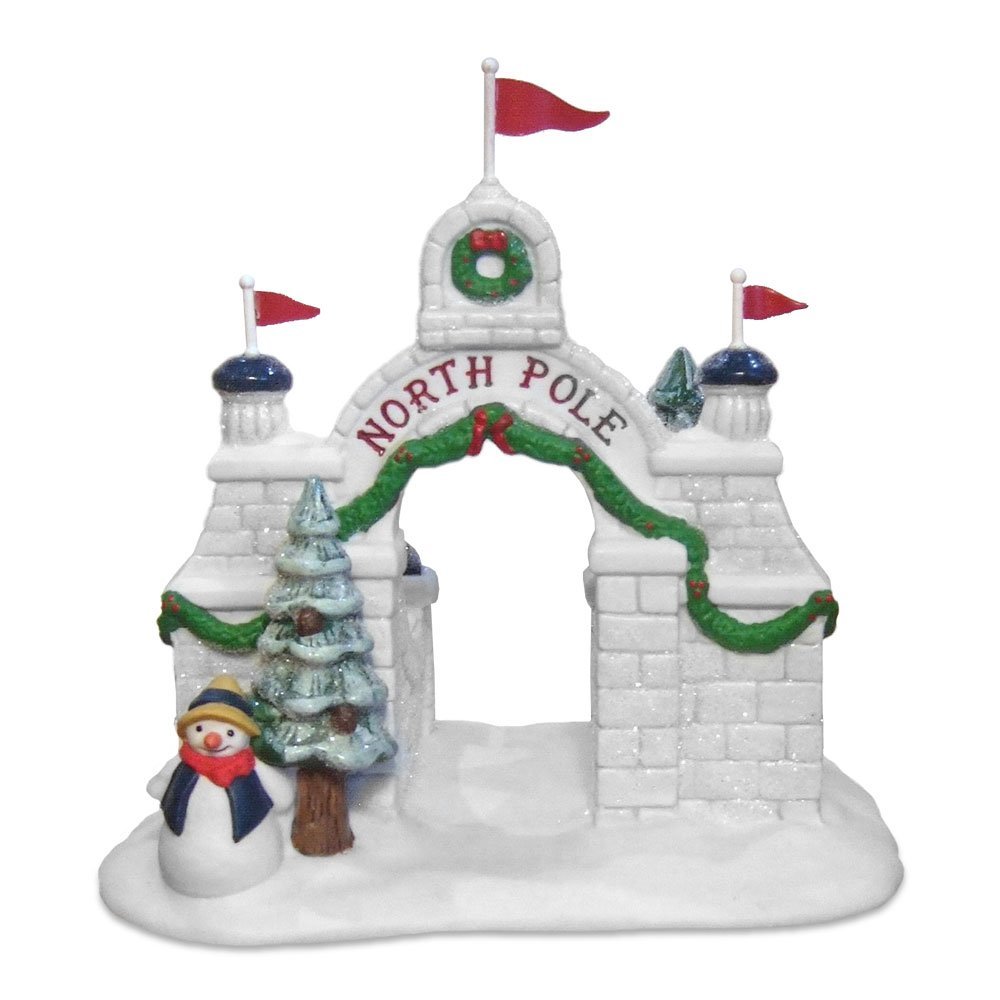 Dept 56 North Pole Collection North Pole Gate