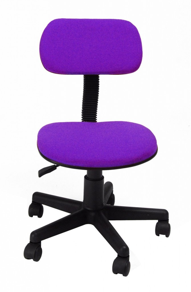 Homycasa Mid Back Purple Mesh Computer Chair