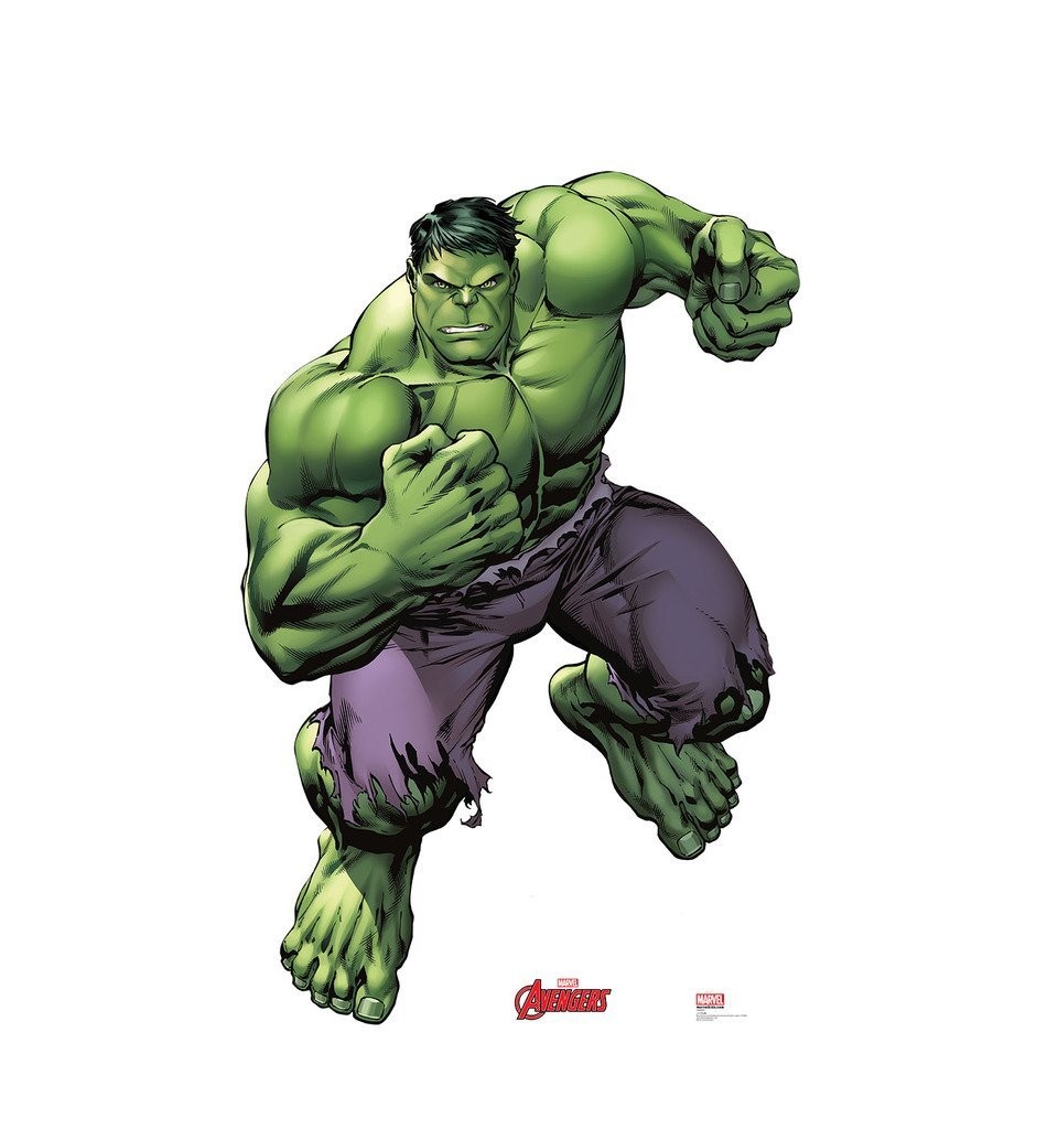 Hulk Marvel's Avengers Animated Advanced Graphics Life Size Cardboard Standup