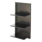 Koehler 10017988 29.5 Inch Black Folding Wall Shelf Home Decor