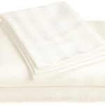 Peacock Alley Luxury Linens Duet II 400 Thread Count 100 Percent Egyptian Cotton King Flat Sheet